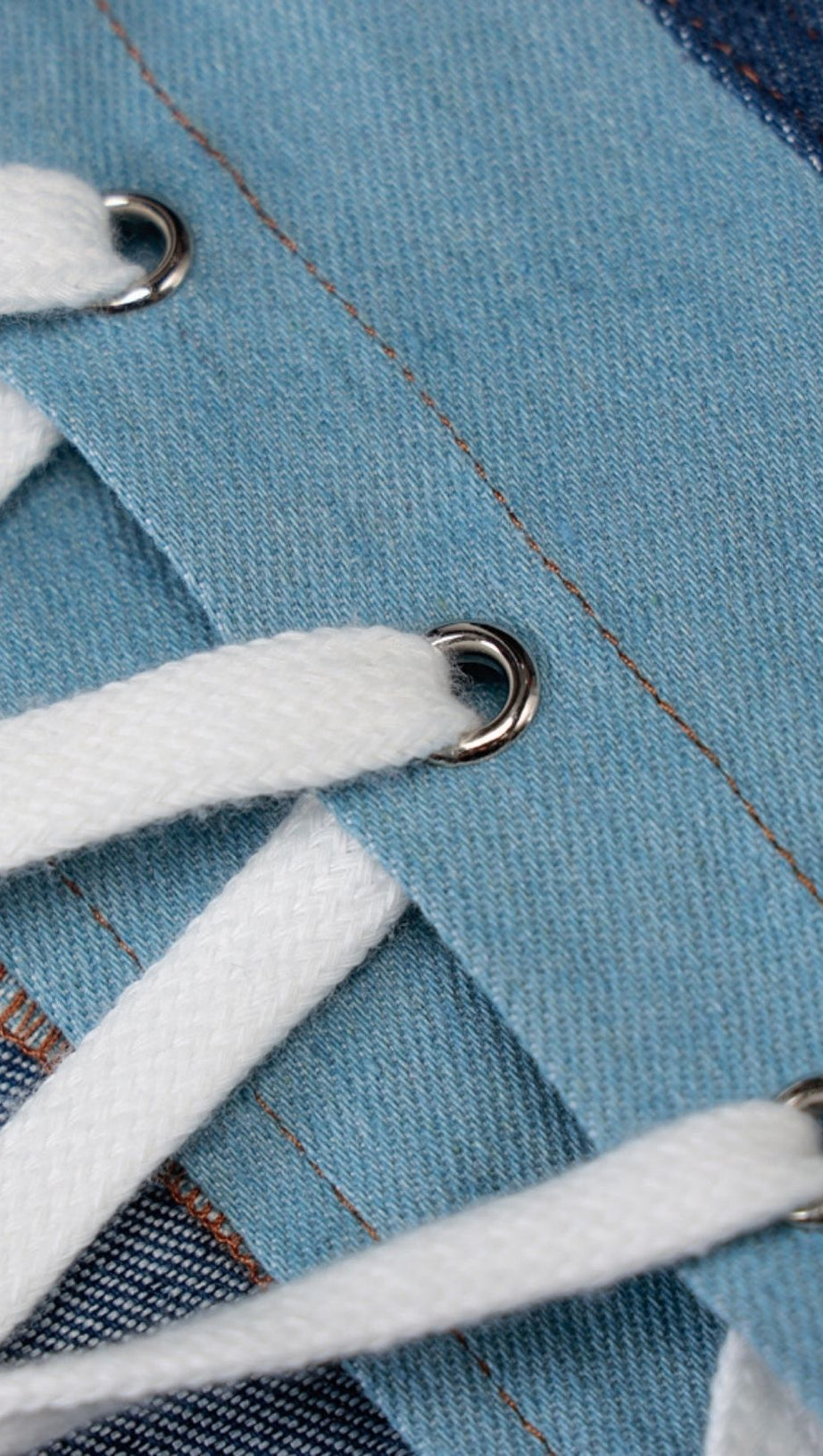 TIE DENIM WRAP CHEST