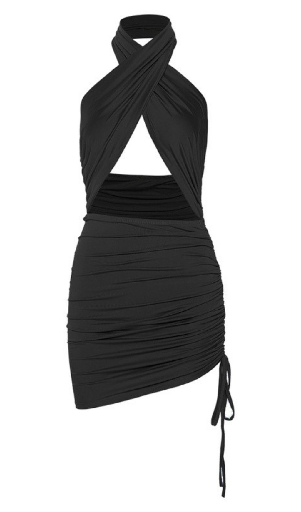 ABITO AVVOLGENTE CON CRAVATTA