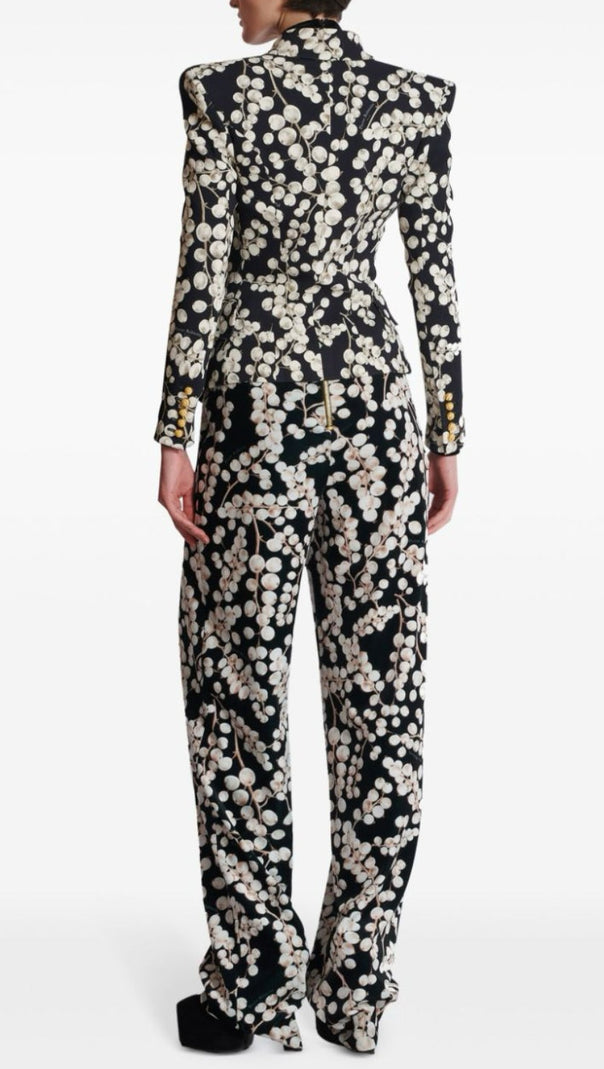 AIIZIE TRIPTI PRINTED BUTTONED BLAZER - product image