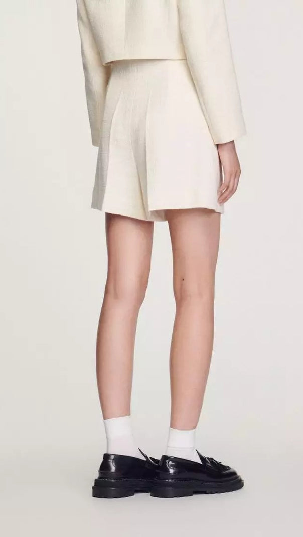 AIIZIE CADAQUES TWEED SHORTS - product image