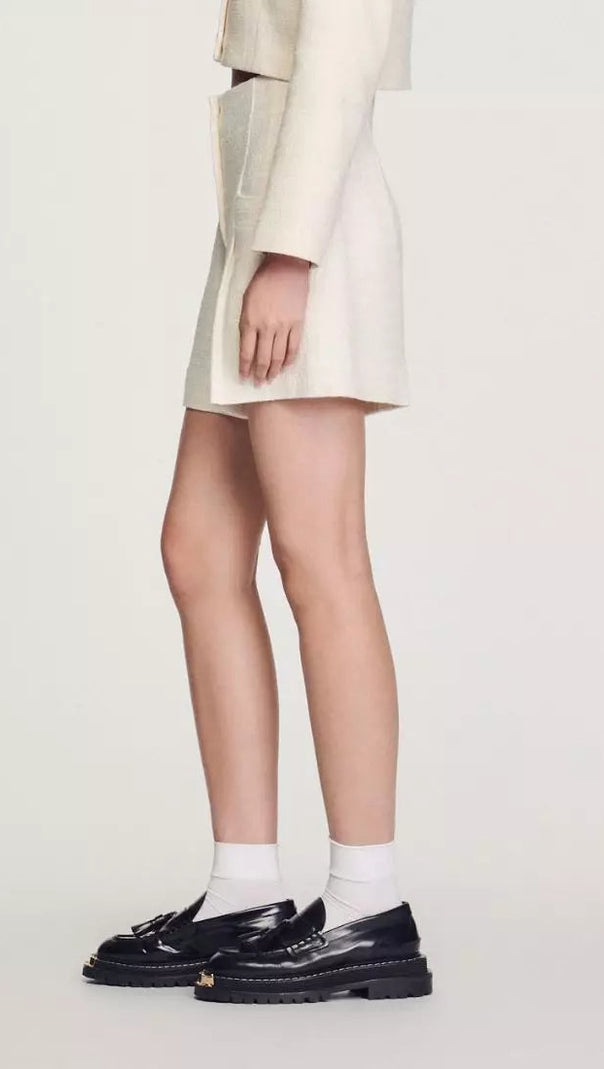 AIIZIE CADAQUES TWEED SHORTS - product image