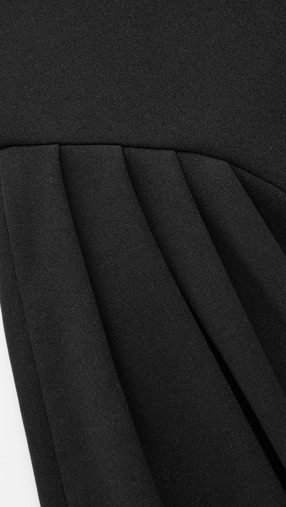 TWO TONE BOW TIE RUFFLE MIDI DRESS