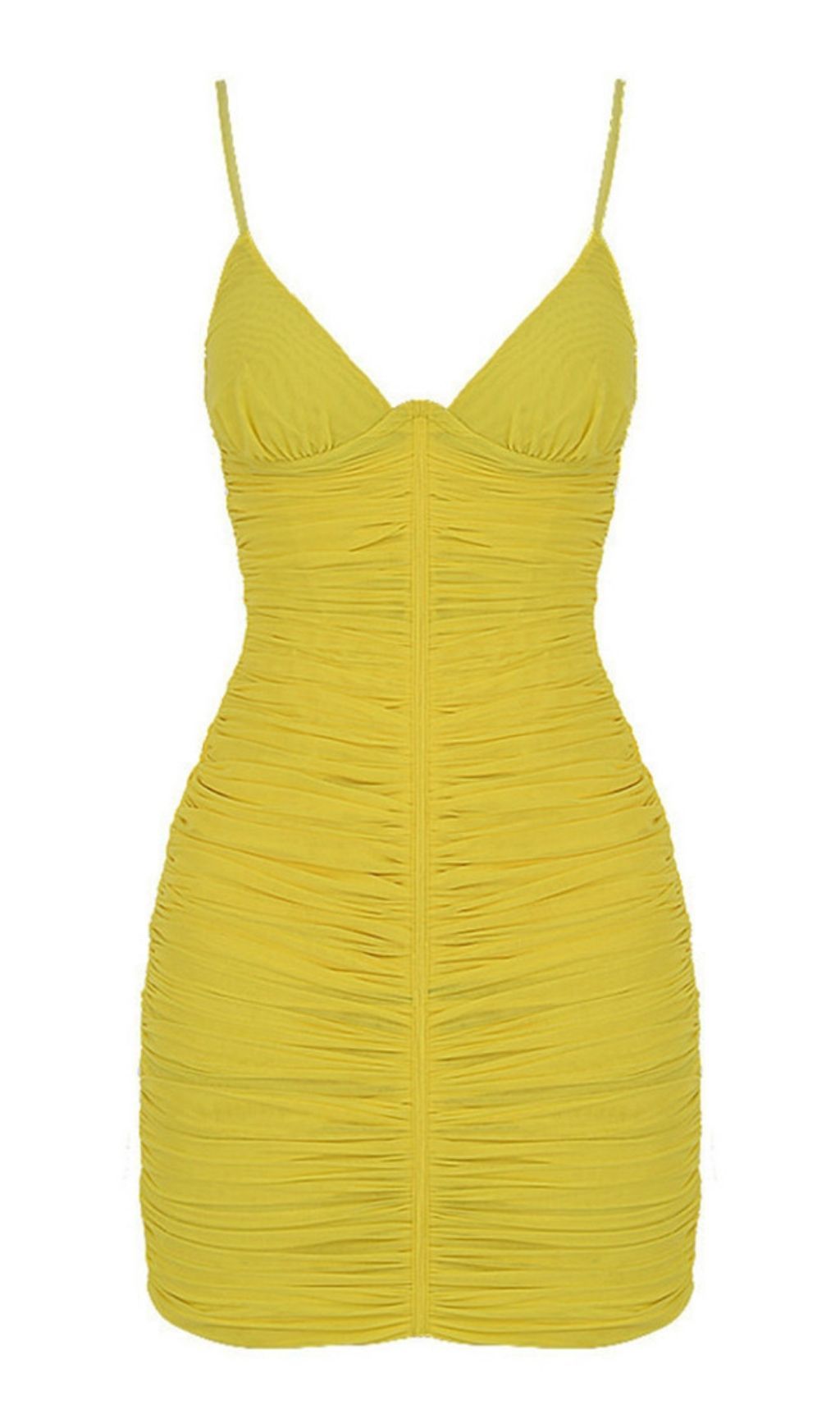 GONNA IN RETE CON SCOLLO A V E SPALLINE PLISSETTATE.