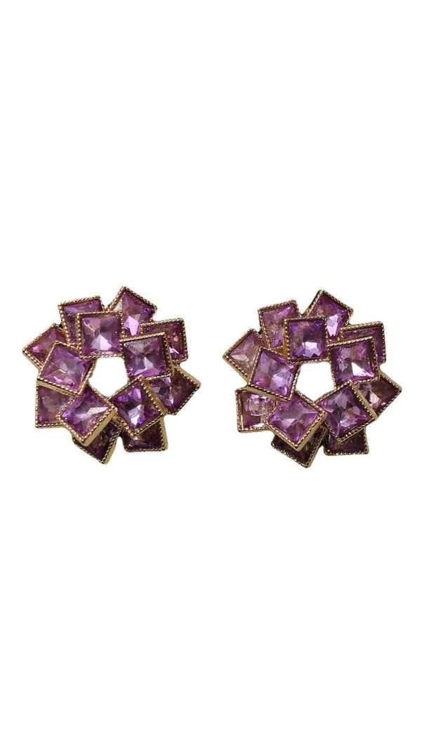 AIIZIE MULTI LAYER RHINESTONE EARRINGS - product image