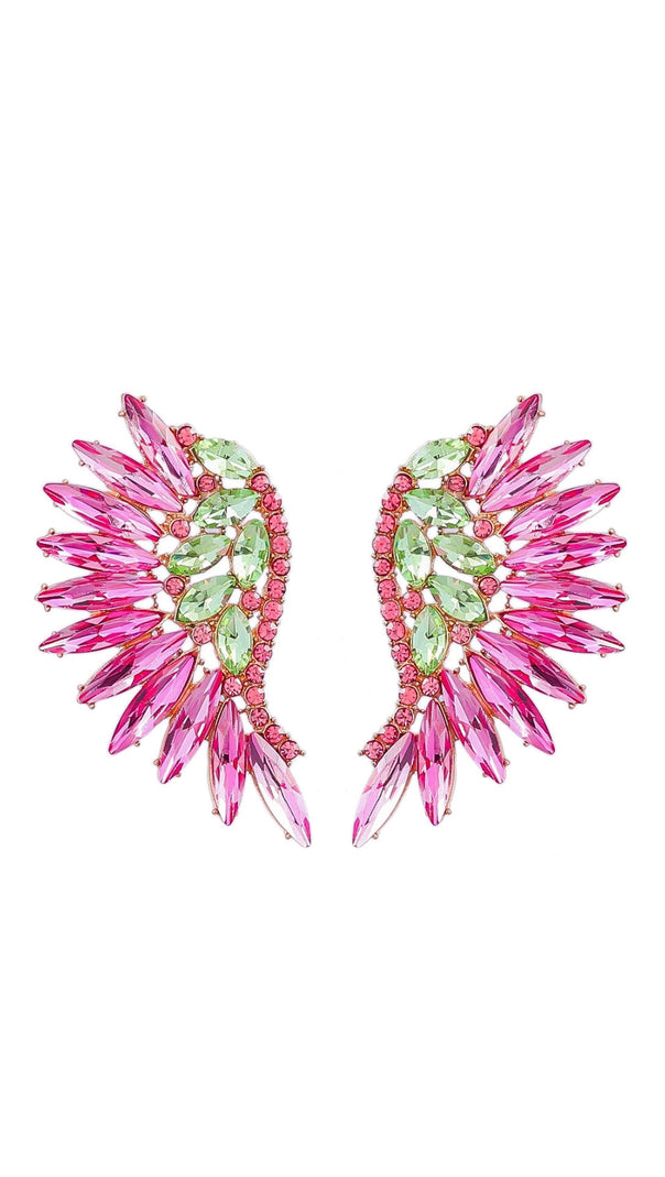 AIIZIE RAINBOW RHINESTONE EARRINGS - product image