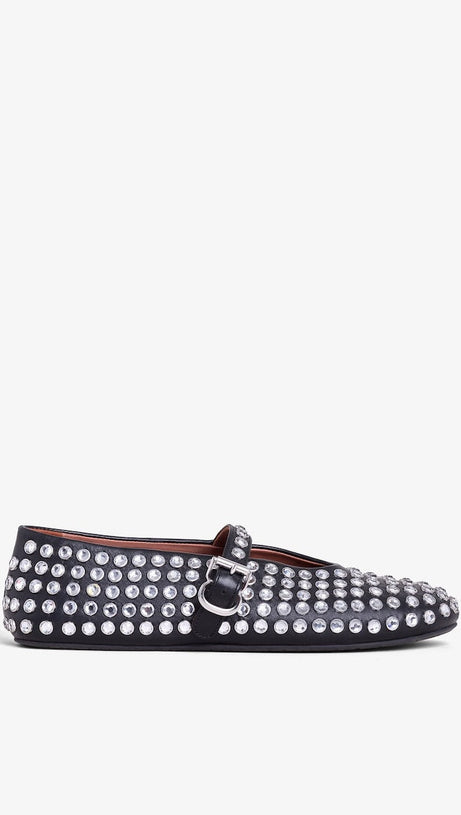 Violeta Strass-Fischnetz-Ballerinas