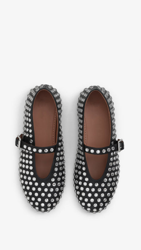 Violeta Strass-Fischnetz-Ballerinas