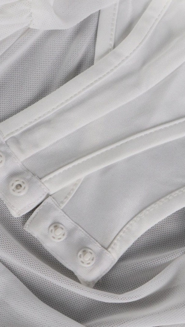 AIIZIE WHITE LANTERN SLEEVE TUBE DRESS - product image
