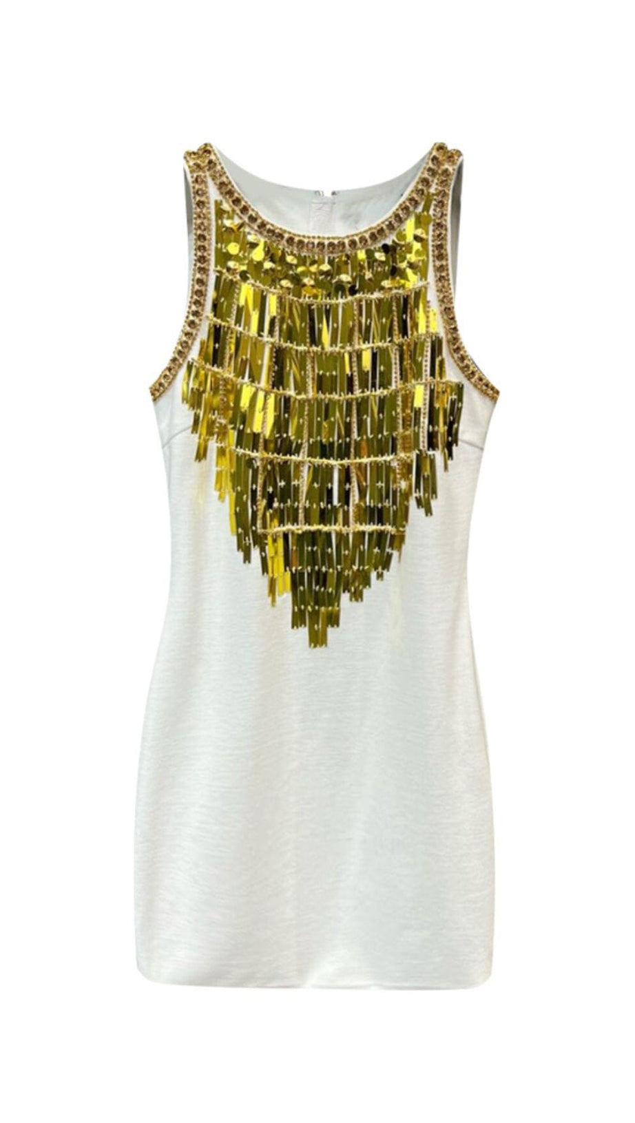 SEQUIN BANDAGE MINI DRESS IN BLACK