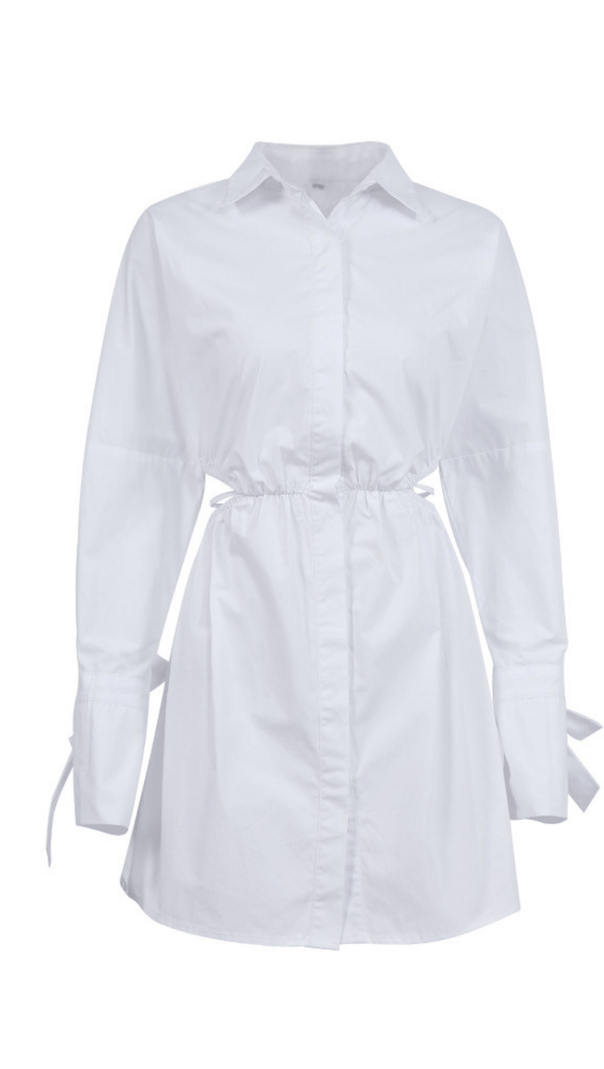 ABITO CAMICIA CON TAGLIO IN VITA