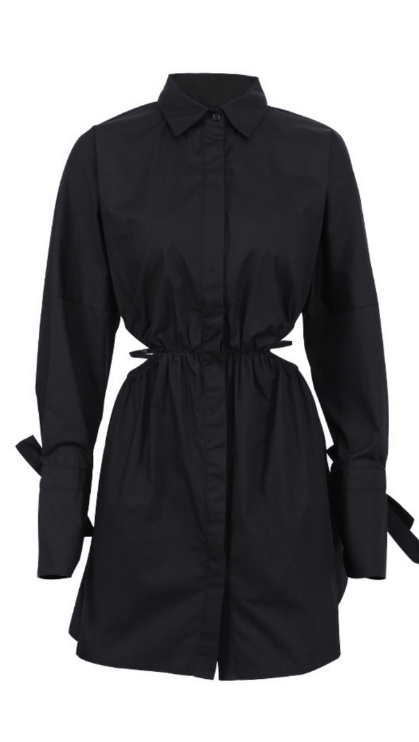 ABITO CAMICIA CON TAGLIO IN VITA