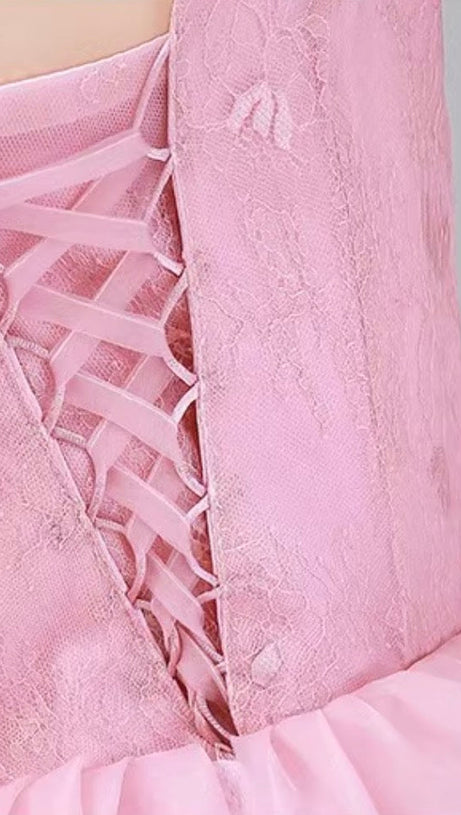 ANESKA MINIKLEID MIT BLUMENMUSTER