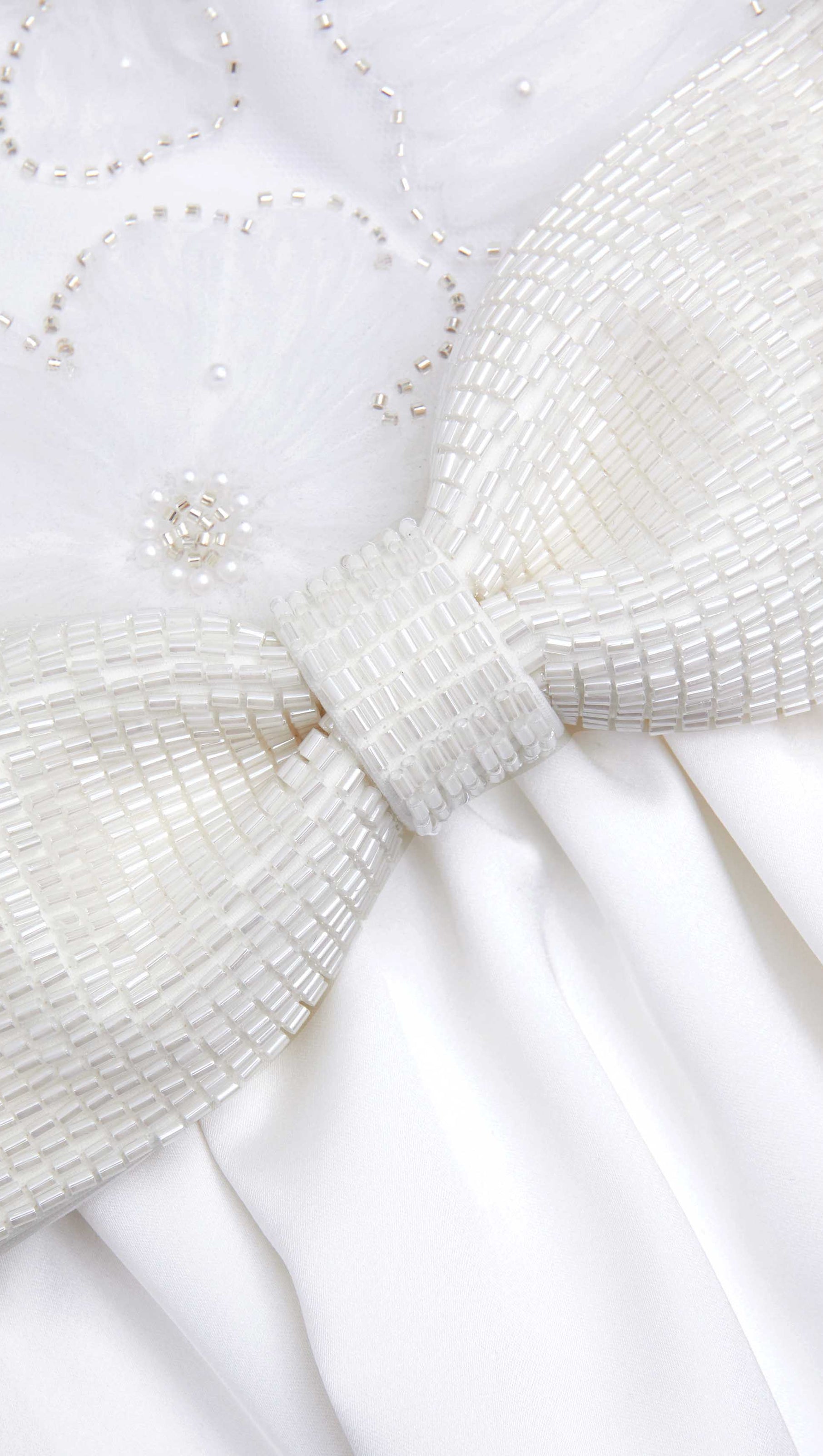 AIIZIE WHITE TULLE MINI DRESS - product image