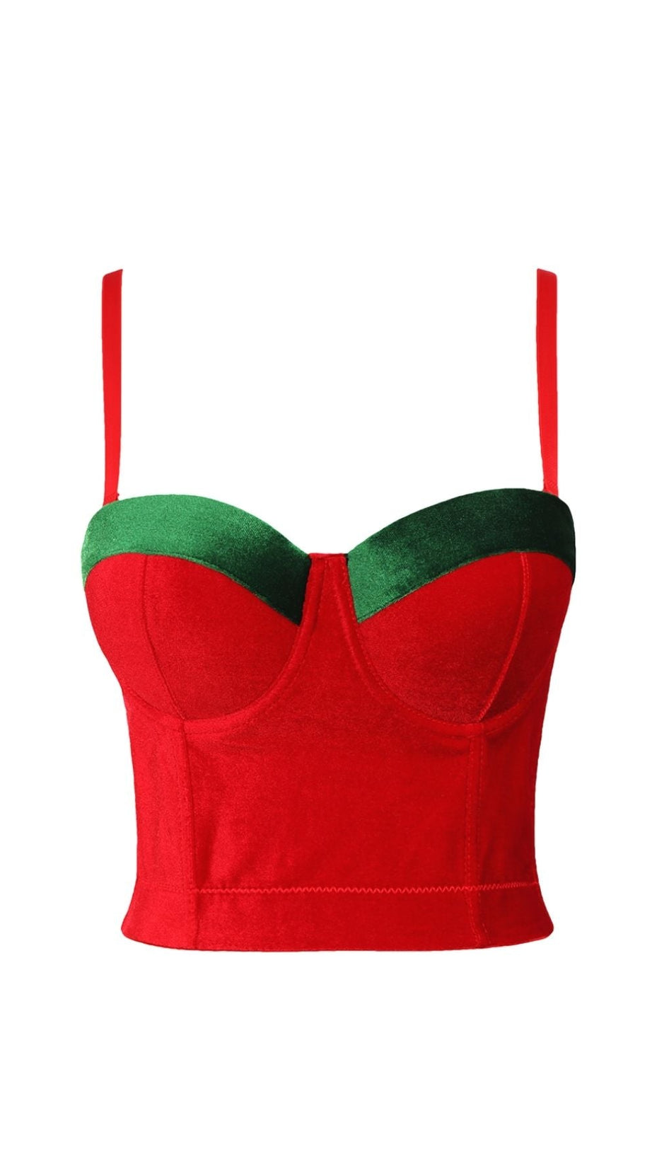 XMAS - SMARAGD-SAMTKORSETT