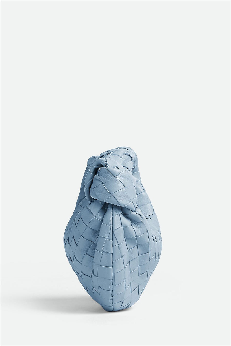 AIIZIE ZARIAH WEAVE KNOT CLUTCH BAG - BLUE - product image