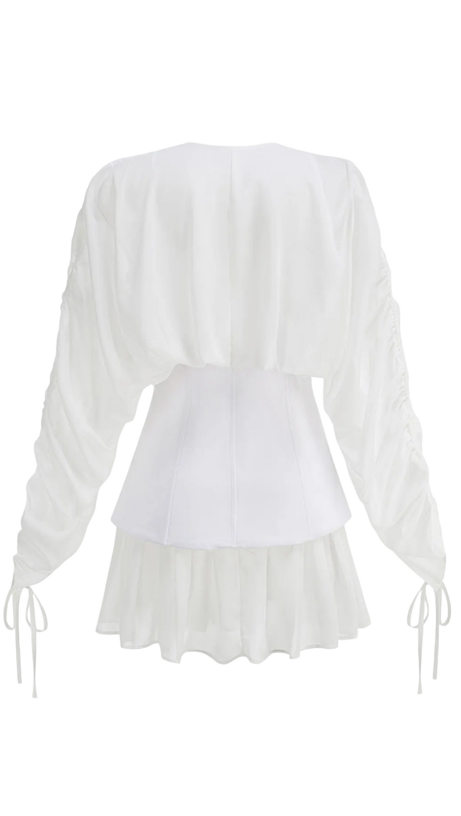Zorion Corset Mesh Mini Dress