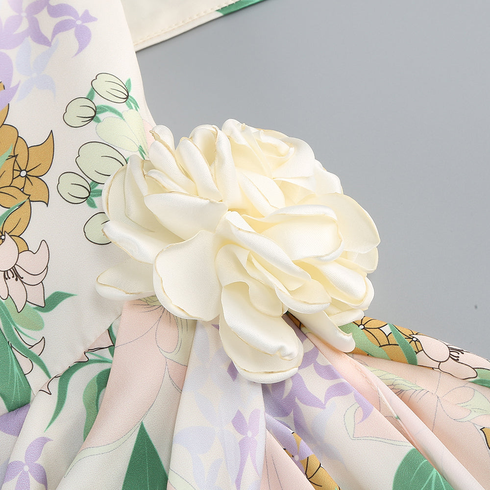 AIIZIE BELLADONNA FLORAL PRINT MINI DRESS - product image