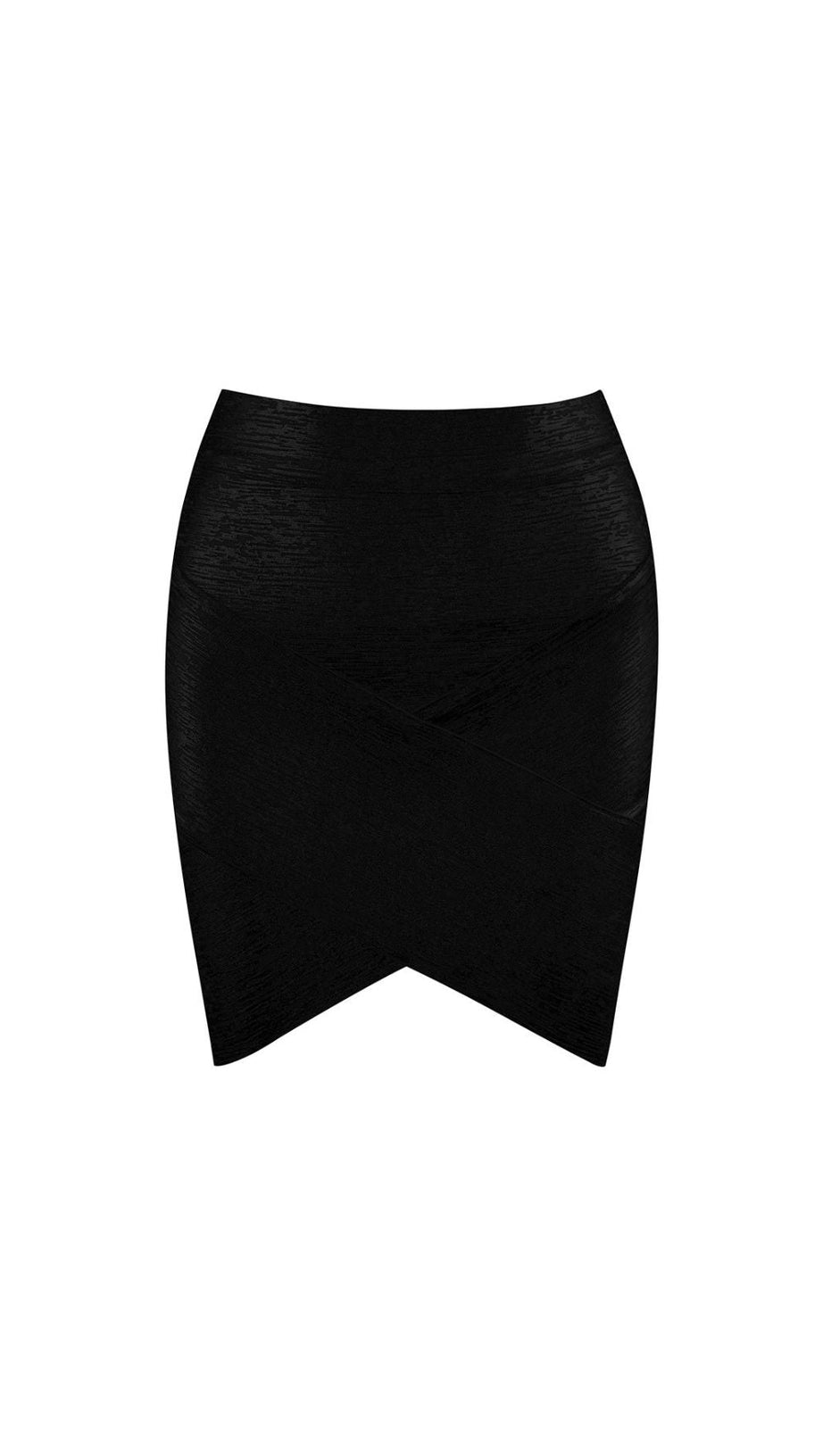 PWYLL SILVER METALLIC BANDAGE MINI SKIRT - CURVE-HUGGING & GLAMOROUS