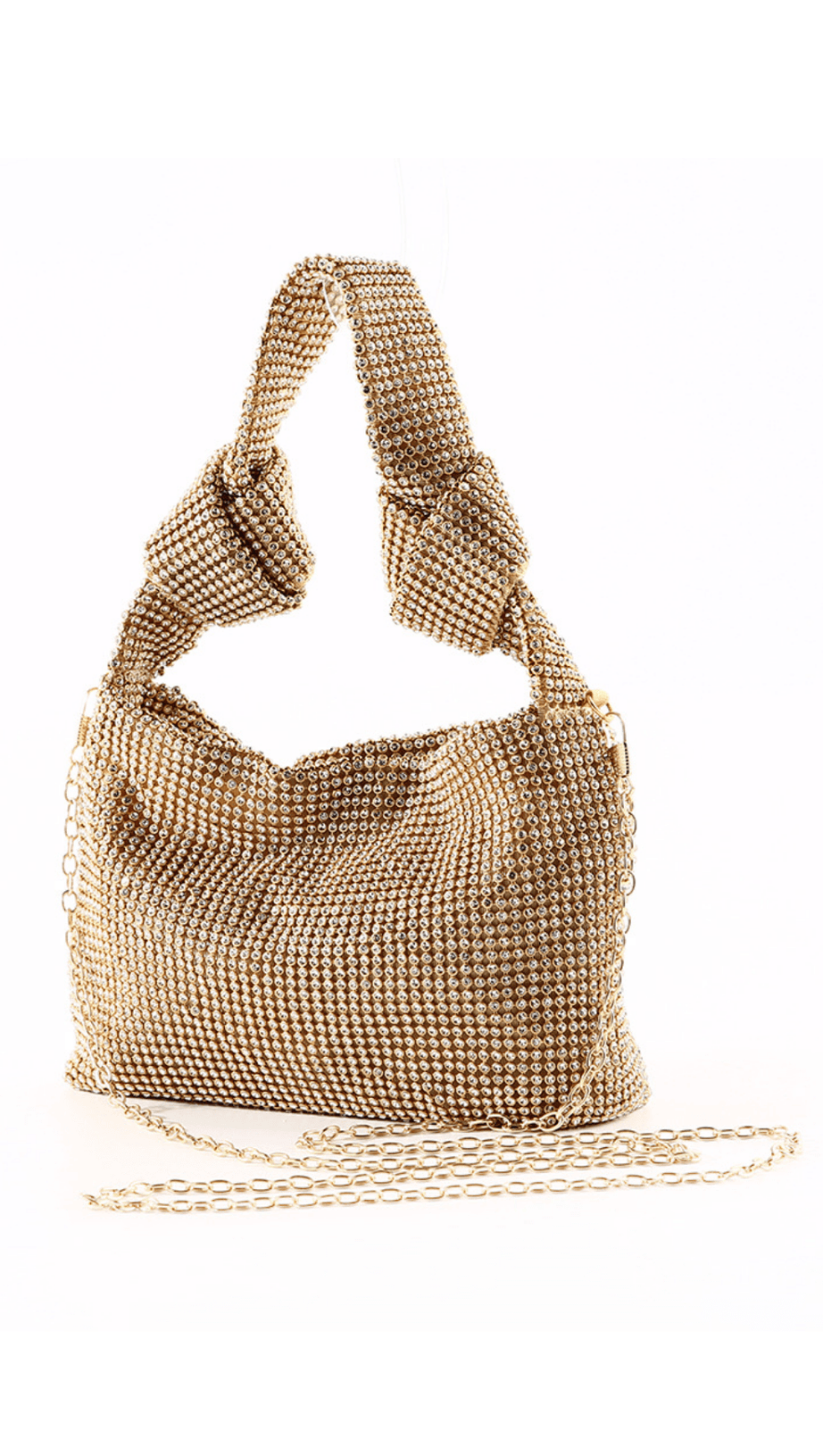 BORSA A MANO IN CRISTALLO - ARGENTO