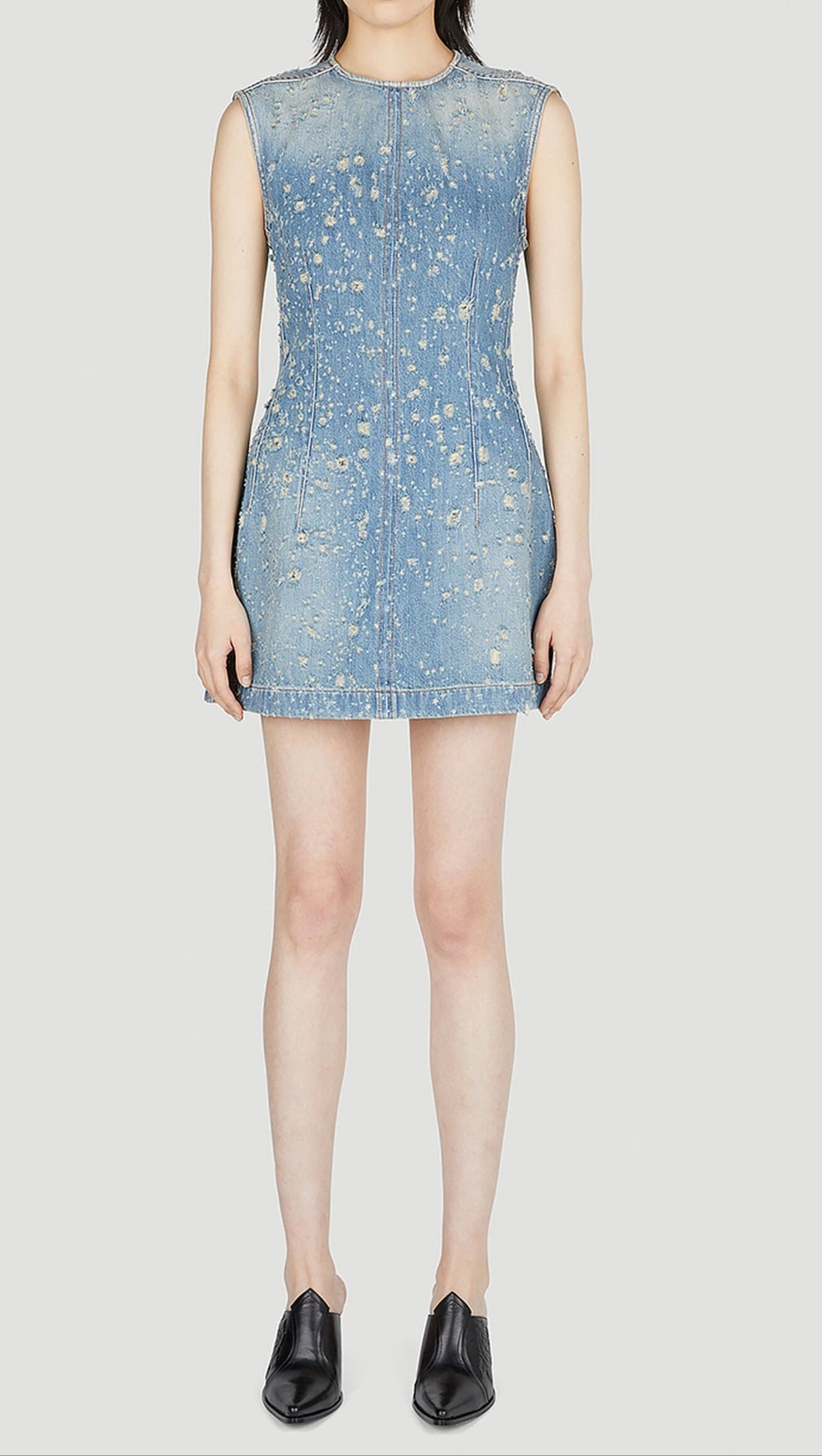 AIIZIE TUNIC MINI DRESS IN BLUE - product image