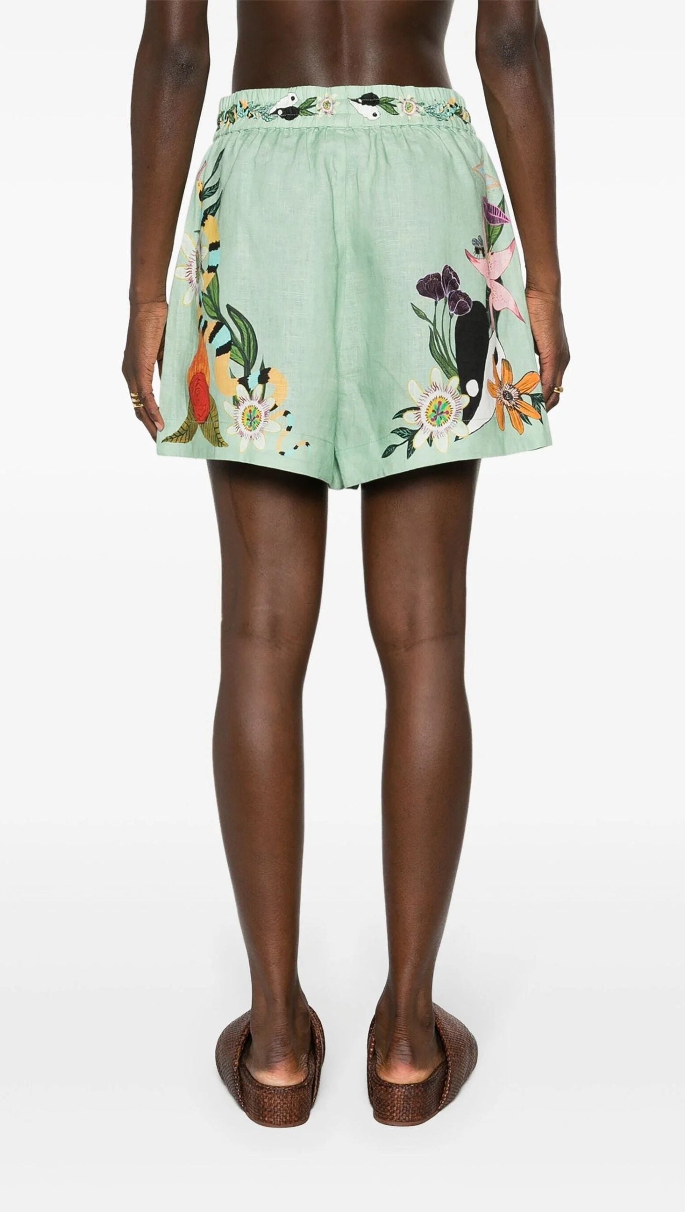 GREEN MEAGAN ARTWORK-PRINT SUIT