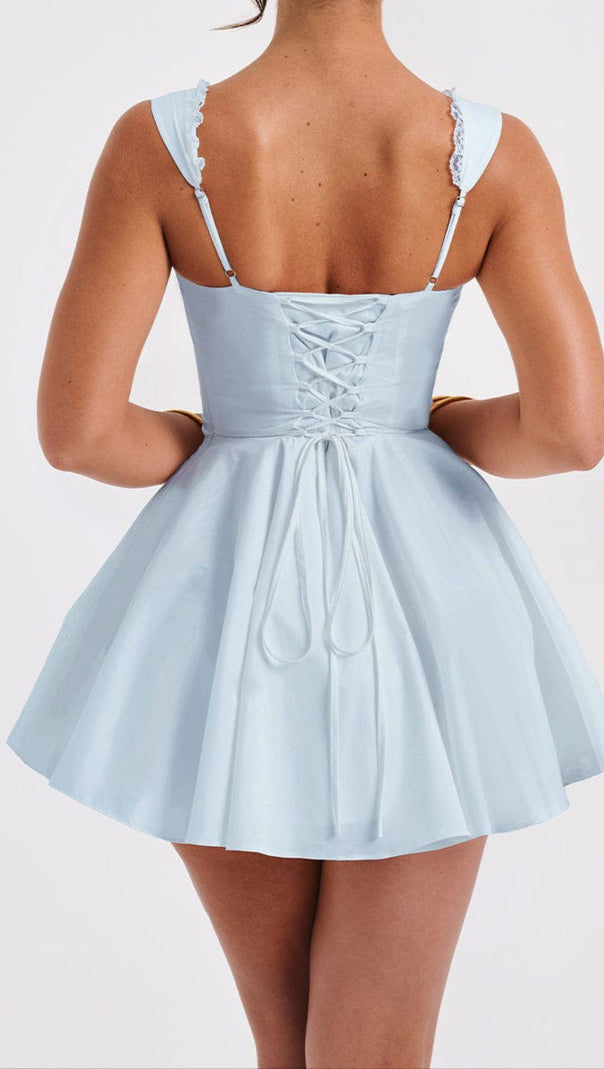 AIIZIE ANTONELLA MINI DRESS - BLUE - product image