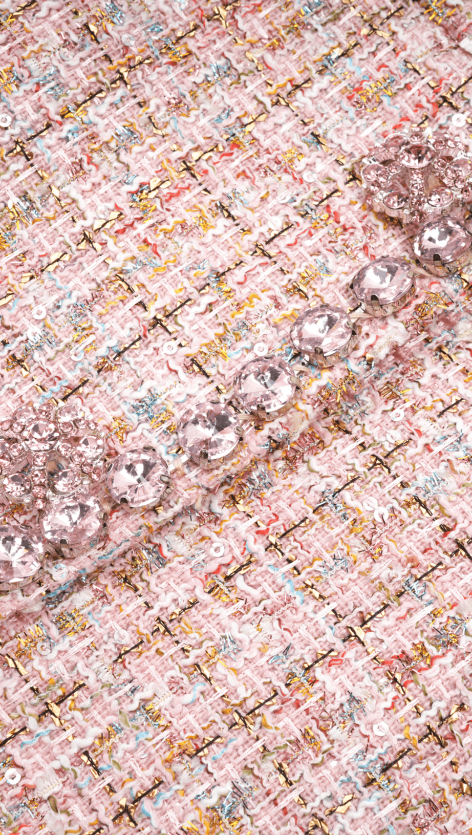 MINI ABITO IN TWEED CON CRISTALLI AOIFE