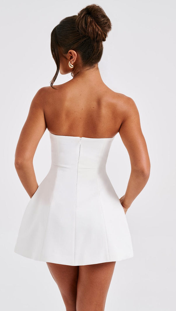 AIIZIE ASHA MINI DRESS - IVORY - product image