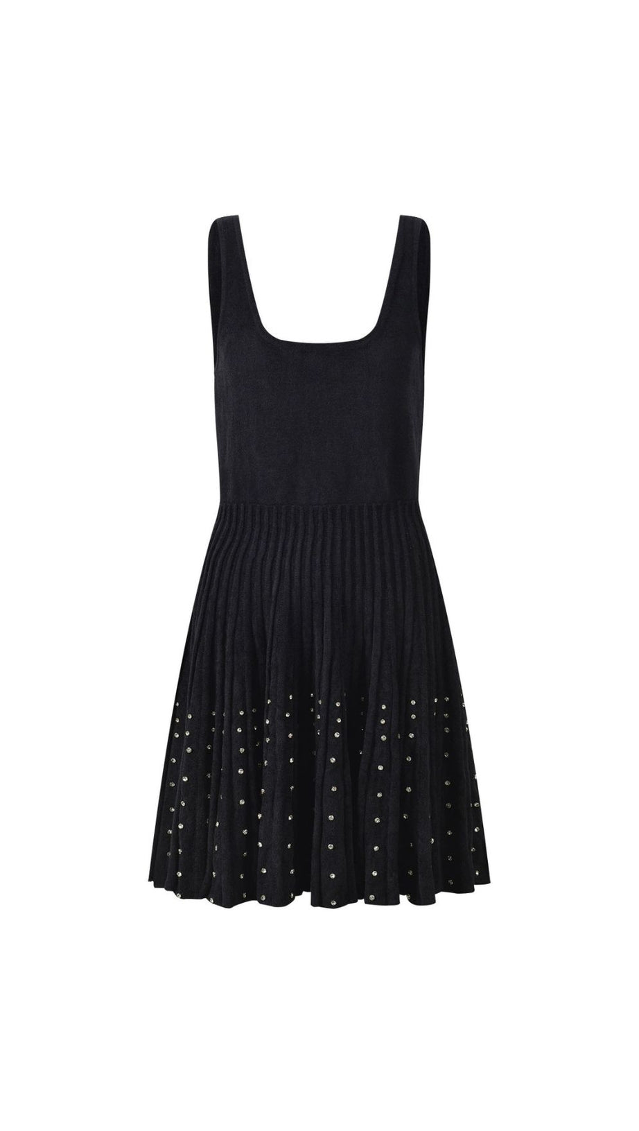 Aureline Crystal-Embellished Black Mini Dress - Chic Cocktail & Party Wear