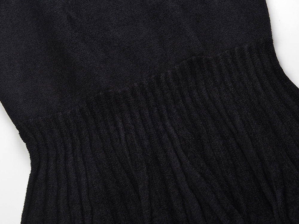 Aureline Crystal-Embellished Black Mini Dress - Chic Cocktail & Party Wear