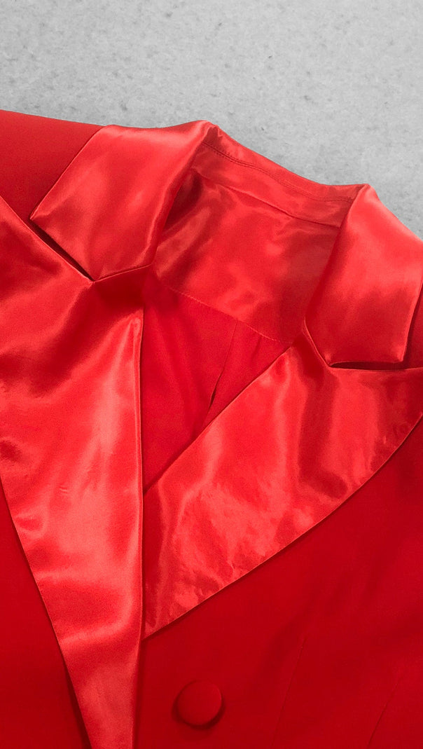 AIIZIE MONICA BLAZER DRESS IN RED - product image