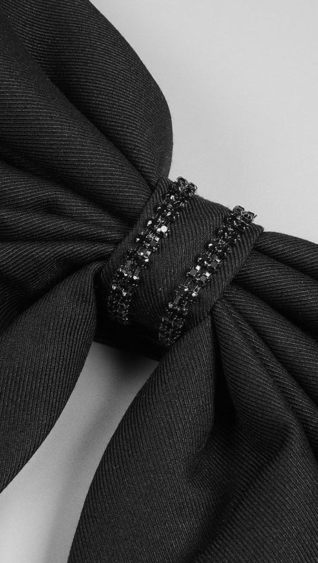 Jurek Sequin Off-Shoulder Bow Maxi Gown - Glamorous Formal Dress