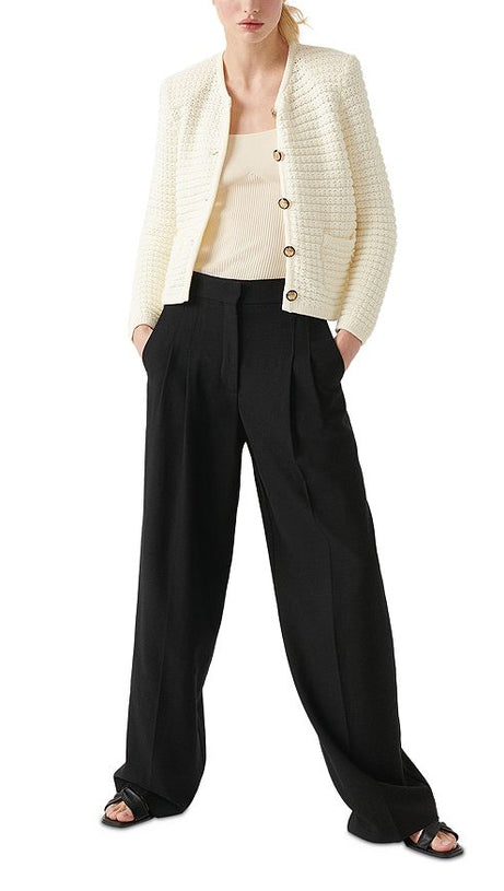 CARDIGAN GASPARD BIANCO SPORCO 