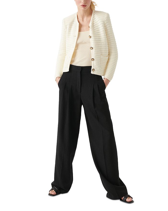 AIIZIE OFF WHITE GASPARD CARDIGAN - product image