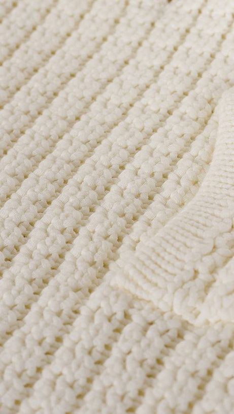 CARDIGAN GASPARD BIANCO SPORCO 