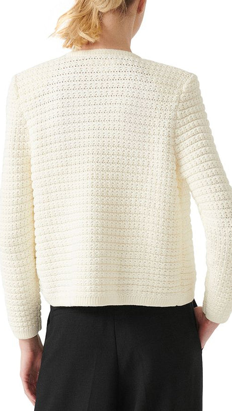 CARDIGAN GASPARD BIANCO SPORCO 
