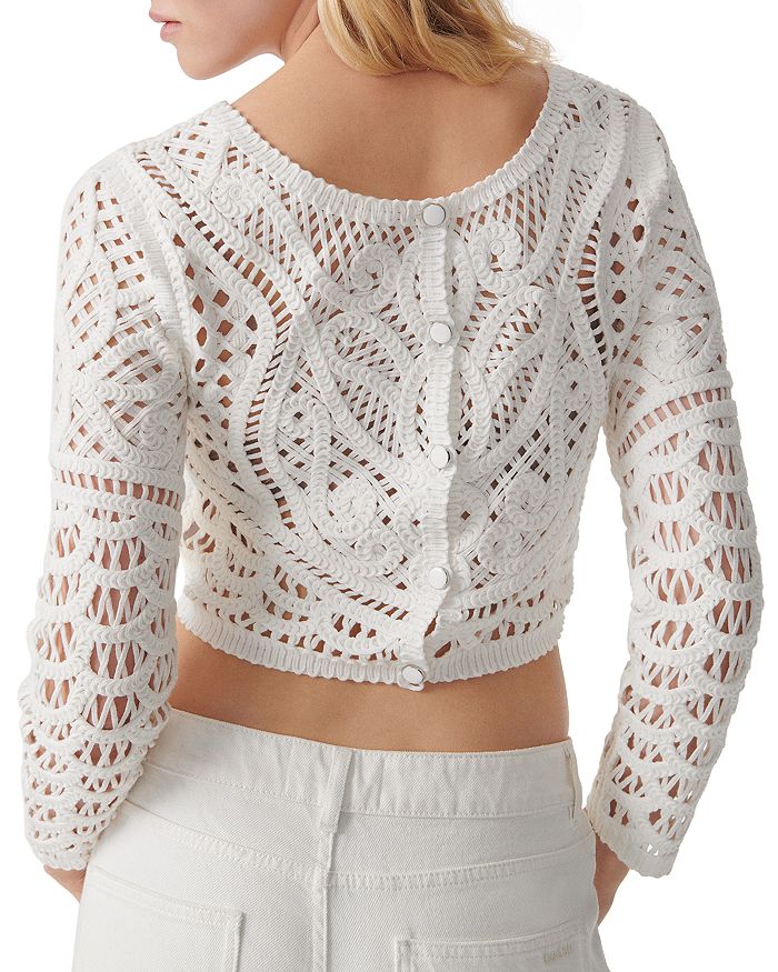 AIIZIE WHITE MARC CARDIGAN - product image