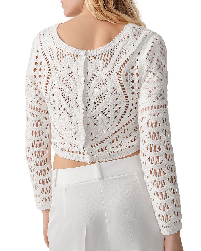 AIIZIE WHITE MARC CARDIGAN - product image