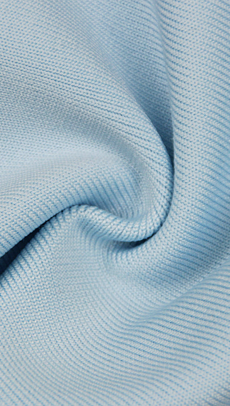 Feder-Minikleid in Königsblau