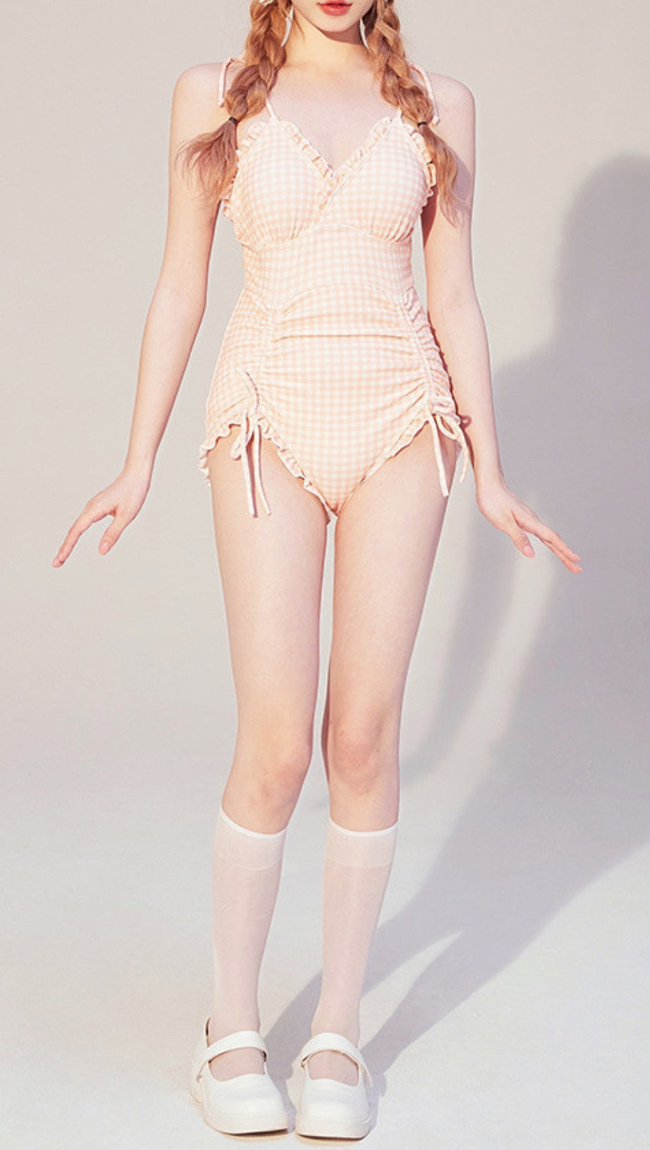 DAVA DRAWSTRING ONE-PIECE SWIMSUIT