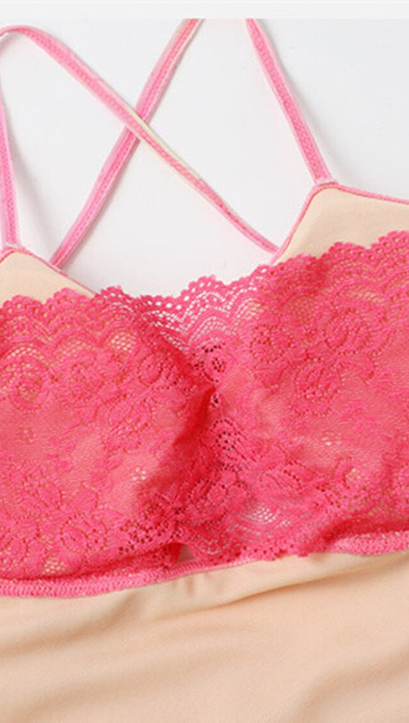 DUY PINK ONE-PIECE SWIMSUIT