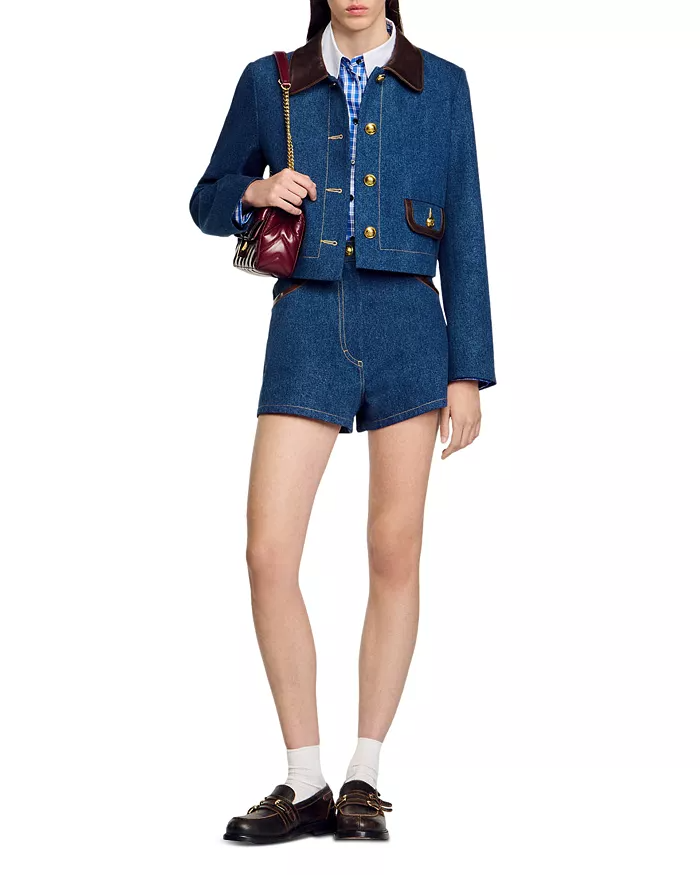 AIIZIE TOSCANE DOUBLE BREASTED BLAZER IN BLUE - product image