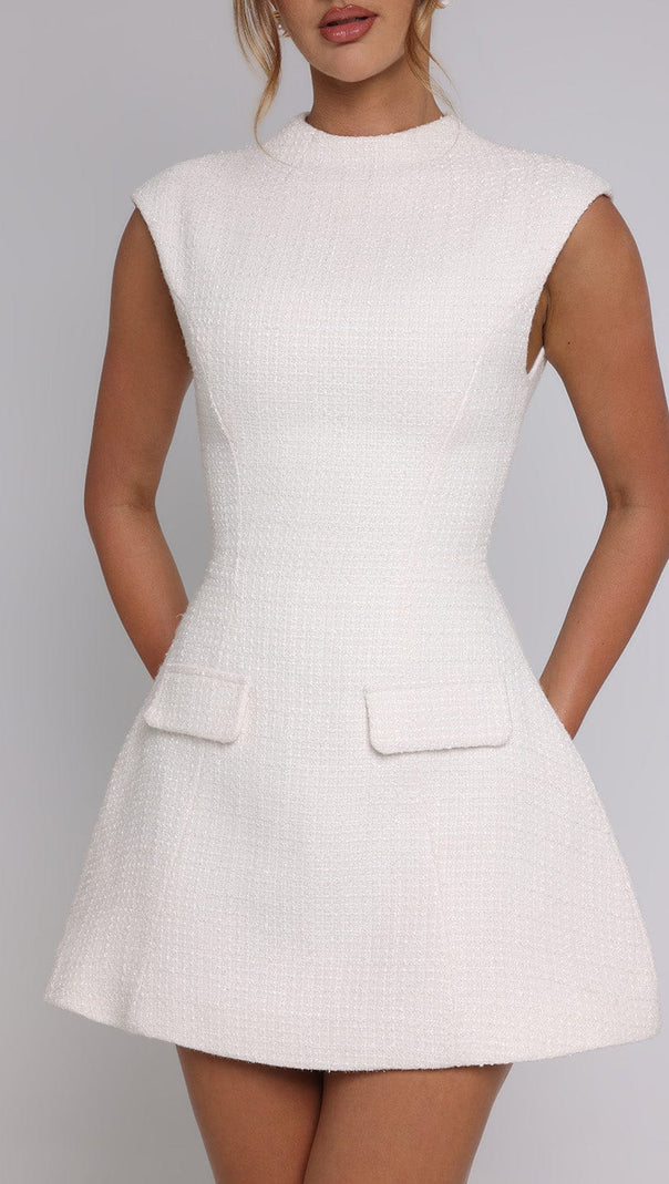 AIIZIE MINI DRESS IN WHITE - product image