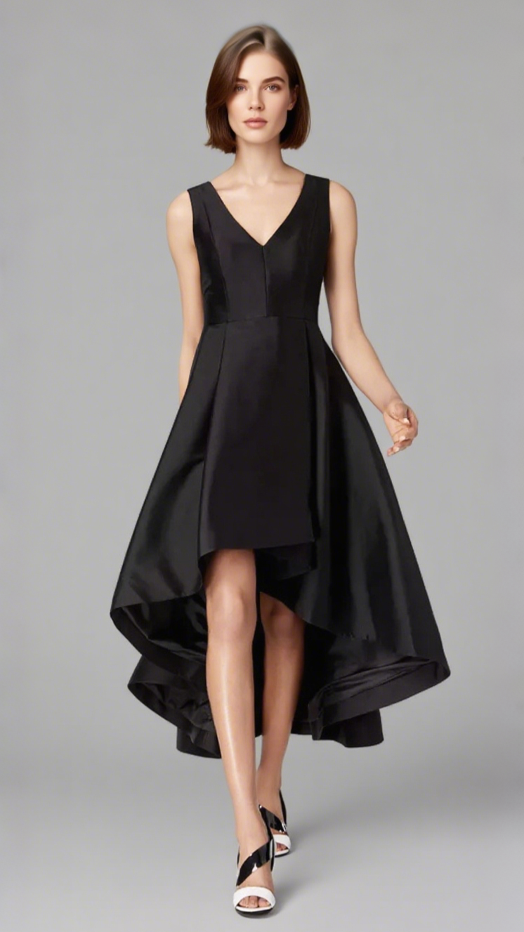 HIGH-LOW A-LINE GOWN