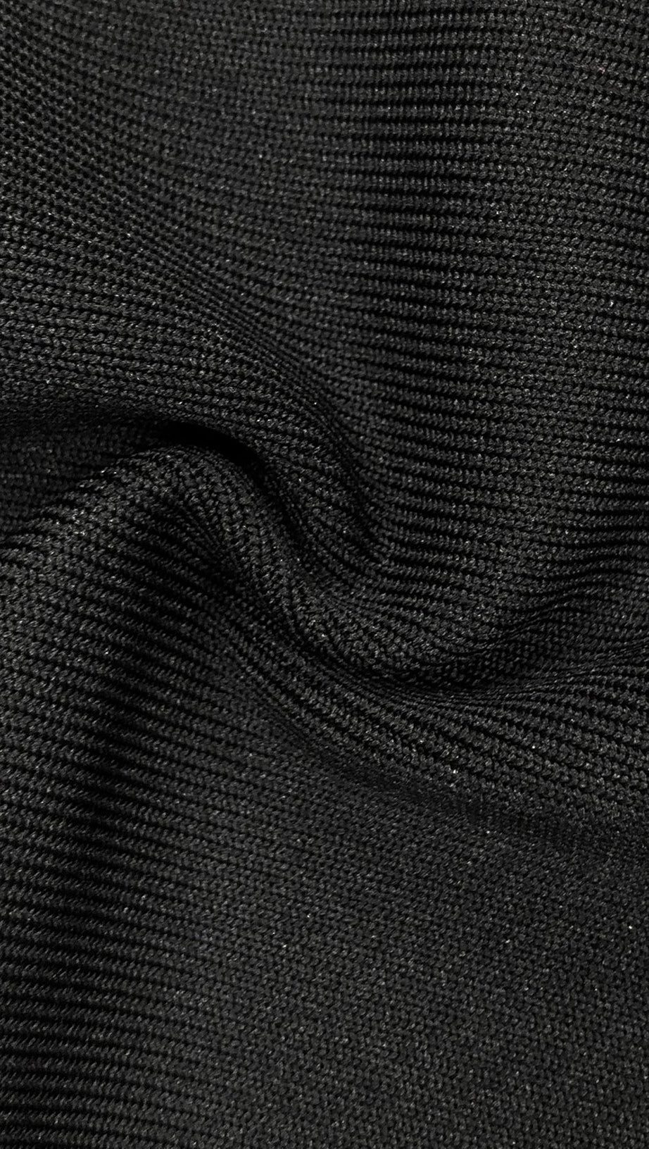 Ärmelloses, kragenloses Bandage-Minikleid in Schwarz