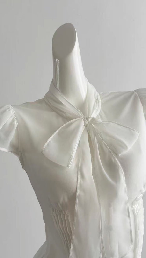 Irène Ruffled Tulle Top & Skirt Set