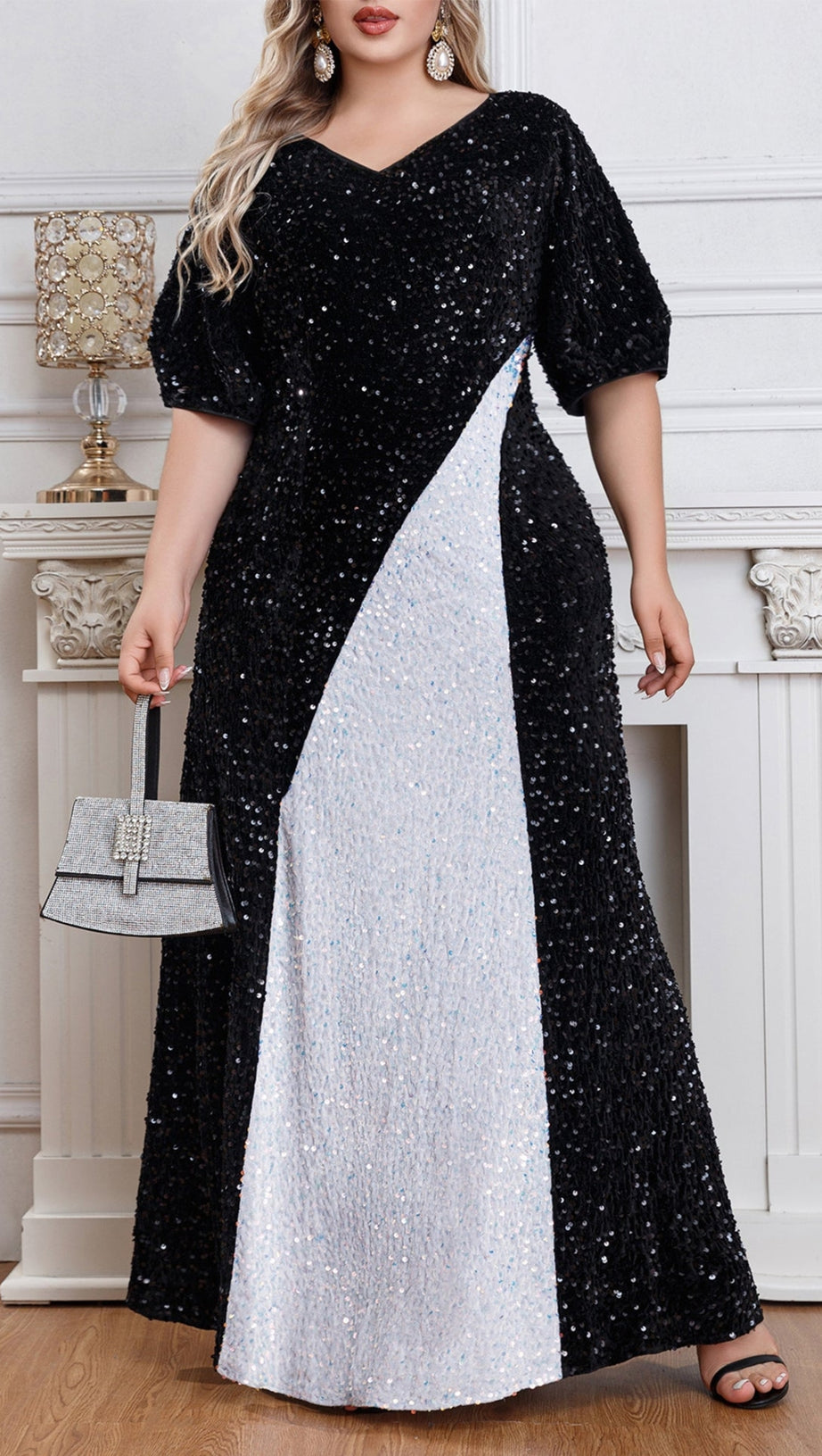 AVIANA SEQUINED MAXI DRESS