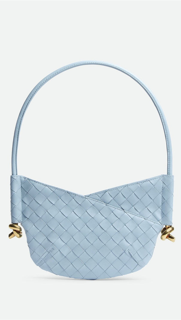 AIIZIE AZALEA WEAVE MINI SHOULDER BAG - BLUE - product image