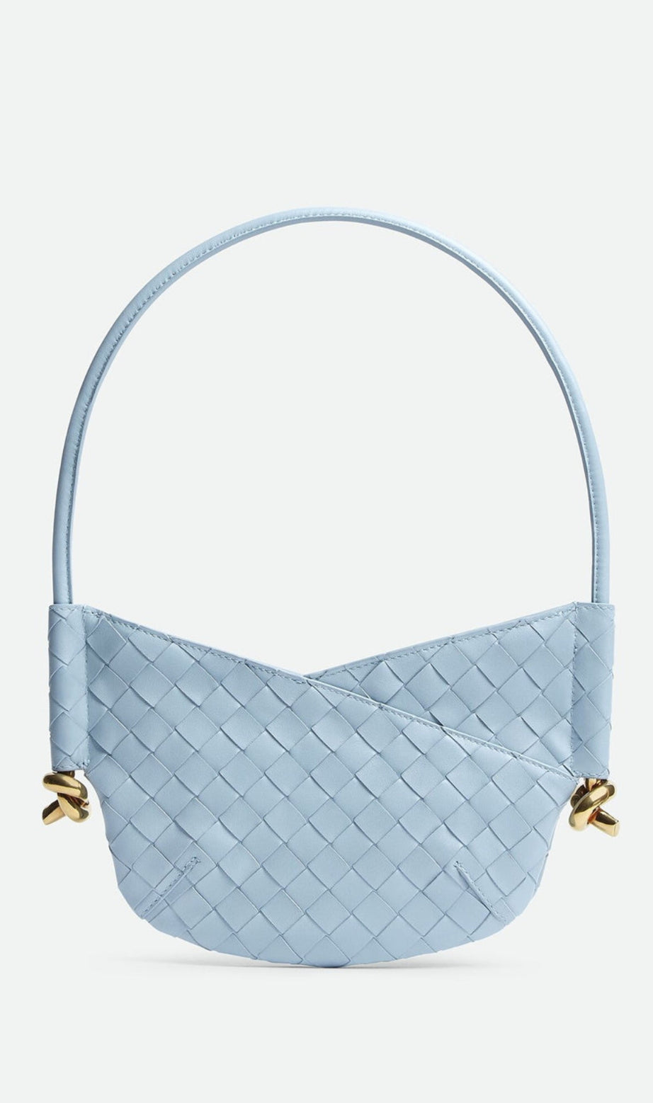 Azalea Weave Mini Shoulder Bag - Blue