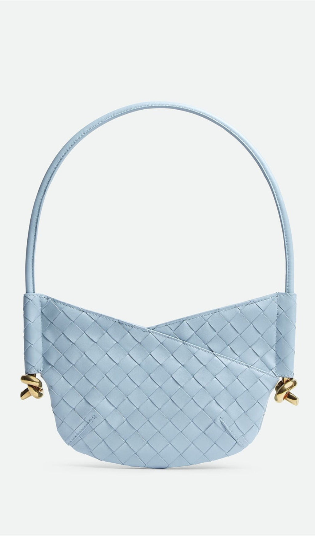 Borsa a tracolla mini Azalea Weave - Blu